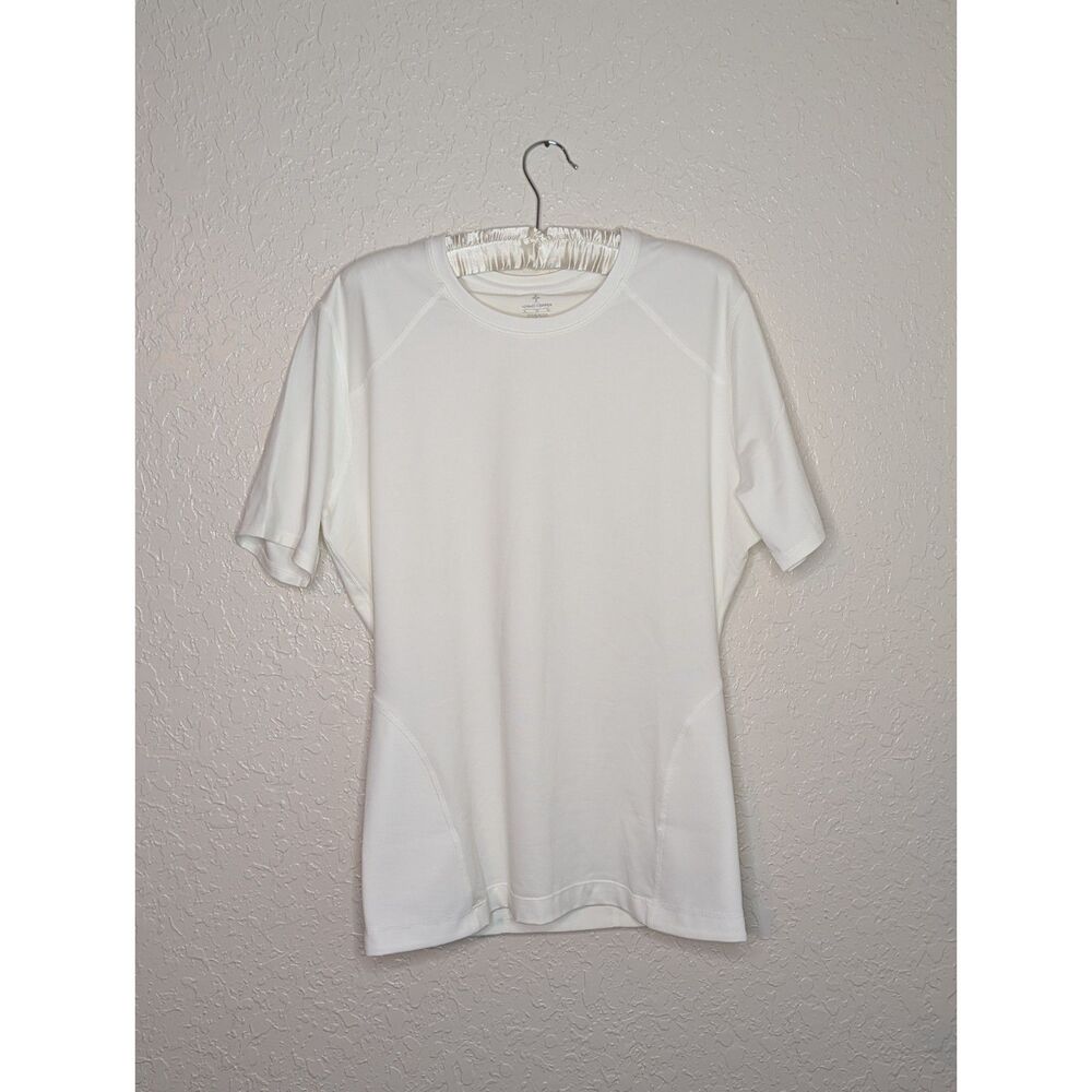 Tommie Copper Shirt Lower Back Support Men’s XL White 4-Panel Power Mesh
